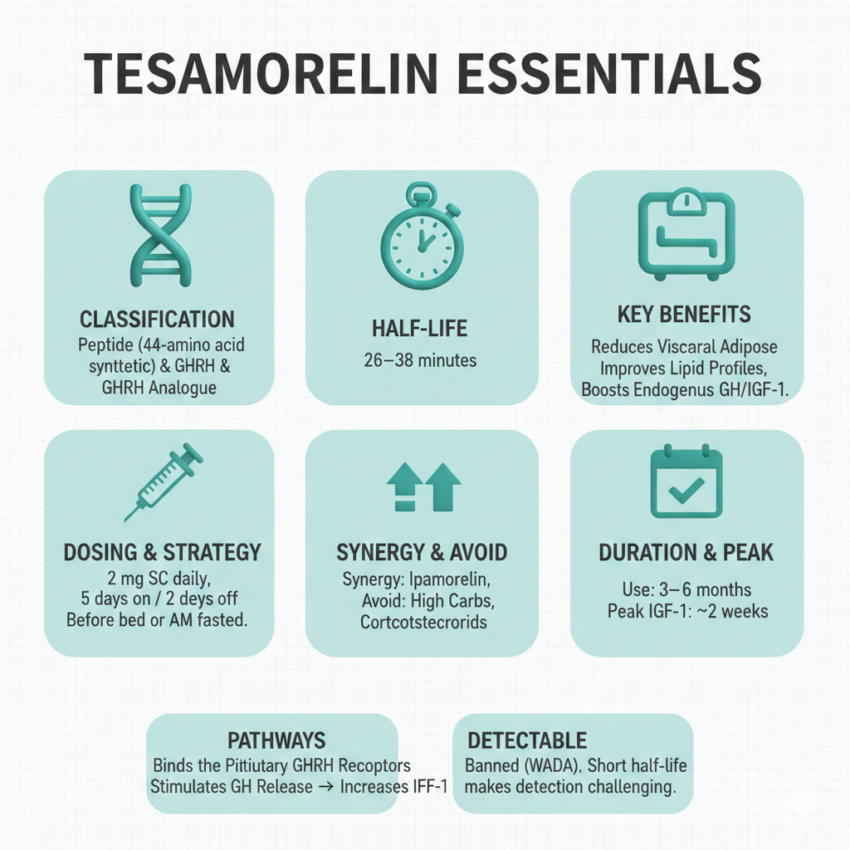 Tesamorelin for visceral fat loss How to lose deep abdominal fat with peptides Tesamorelin vs. Ozempic for belly fat Tesamorelin for stubborn stomach fat Does Tesamorelin work for weight loss?