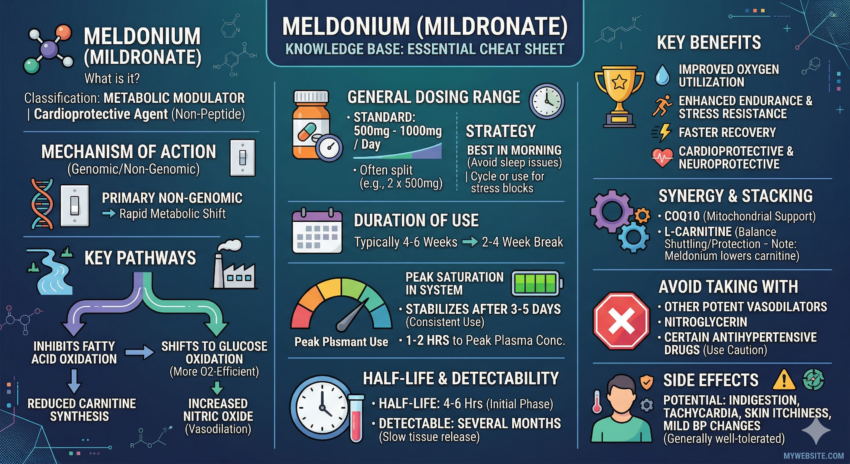 Meldonium, Mildronate, Metabolic Modulator