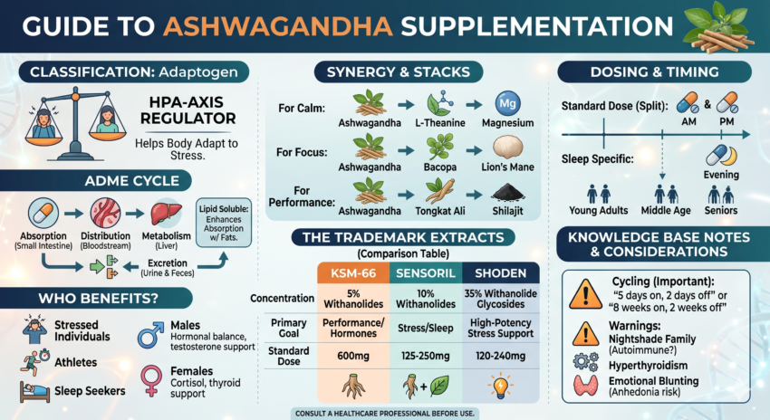 Ashwagandha Adaptogens Cortisol Management Performance Supplements Stress Relief Natural Testosterone Support